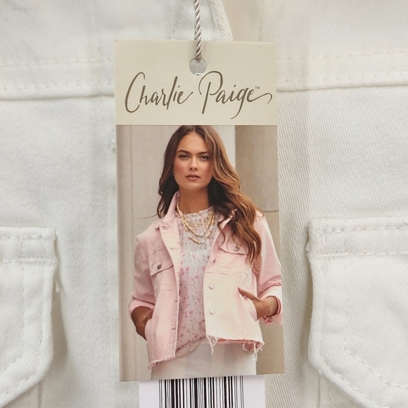 Charlie Paige Women's Jessica Cotton Denim Jacket - S/P - Picture 8 of 8